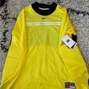 Nike Yellow Long Sleeve Keeper Shirt
